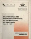 LA ESTRUCTURA DEL PRESUPUESTO MUNICIPAL