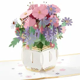 For Someone Special Floral Bouquet Pop-Up Card Hallmark - Tarjeta