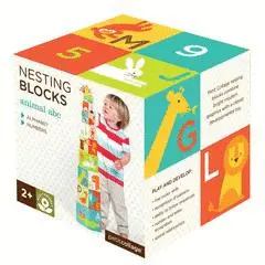 ANIMAL ABC NESTING BLOCKS PTC153