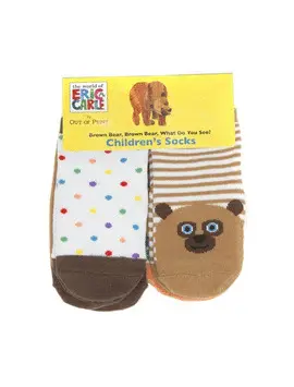 BROWN BEAR, WHAT DO YOU SEE? CHILDREN'S SOCKS (12-24)