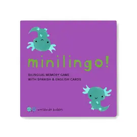 MINILINGO BILINGUAL MEMORY GAME SPANISH - ENGLISH