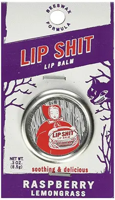 LIP SHIT LIP BALM RASPERRY LEMONGRASS