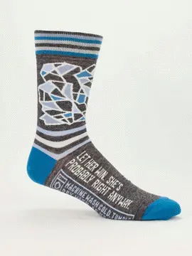 LET HER WIN MEN SOCKS