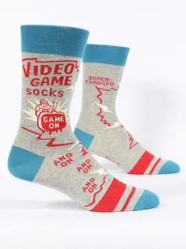 VIDEO GAME SOCKS MEN'S CREW