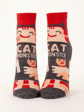 CAT MONSTER ANKLE SOCKS