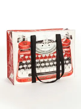 TYPEWRITER SHOULDER TOTE