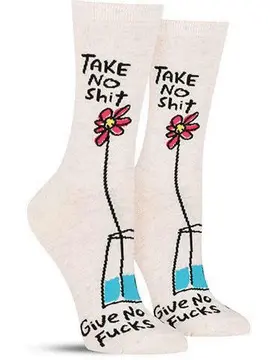 TAKE NO SHIT CREW SOCKS