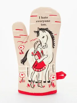 I HATE EVERYONE TOO OVEN MITT