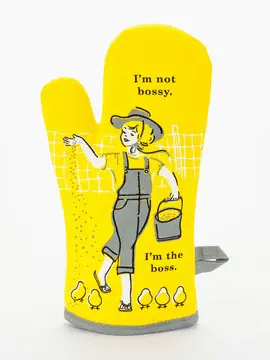 I AM NOT BOSSY OVEN MITT
