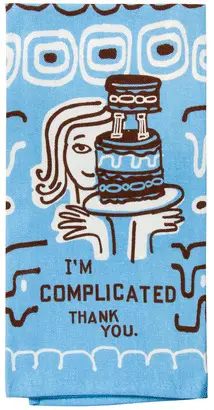 I'M COMPLICATED DISH TOWEL