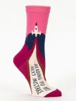 HEADING TO MY NEXT MISTAKE W-CREW SOCK