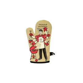 FEED YOU FUCKERS OVEN MITT