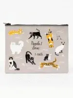 PEOPLE I LOVE: CATS ZIPPER POUCH