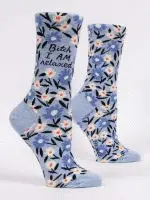 BITCH I AM RELAXED W-CREW SOCKS