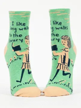 LONG WALKS LIBRARY ANKLE SOCKS