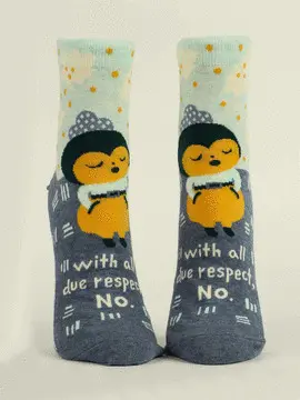 ALL DUE RESPECT ANKLE SOCKS