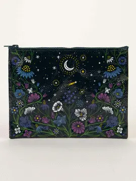 STARRY GARDEN ZIPPER POUCH