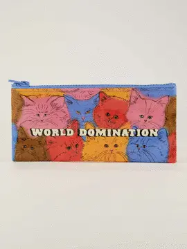 WORLD DOMINATION PENCIL CASE