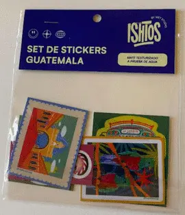 SET DE STICKERS DE GUATEMALA 1 - MET STUDIO LÍNEA ISHTOS