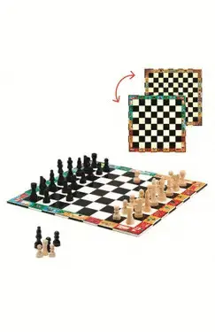 Ajedrez y Damas en Maletin (Dj05225) Djeco