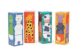 DJECO 12 COLOR ANIMAL BLOCKS