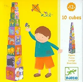 DJECO STACKING BLOCKS, FUNNY