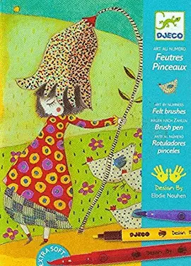FELT BRUSHES ART AU NUMERO FEUTRES PINCEAUX