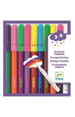 10 Marcadores Magicos (Dj08827) Djeco