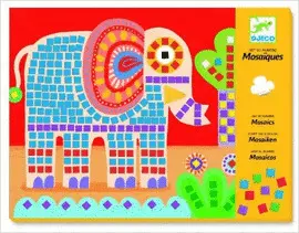 DJECO STICKER MOSAIC CRAFT KIT ELEPHANT & SNAIL