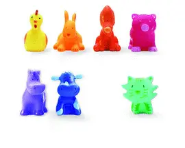 DJECO RAINBOW ANIMALS FIGURINE PLAYSET