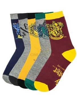 HARRY POTTER CREST SOCKS (SET OF 5) - UNISIZE / HARRY POTTER
