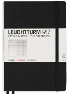 MEDIUM NOTEBOOK, SQUARE, BLACK