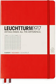 LEUCHTTURM RED MEDIUM NOTEBOOK