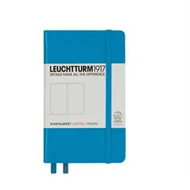 POCKET NOTEBOOK, DOTTED, AZURE