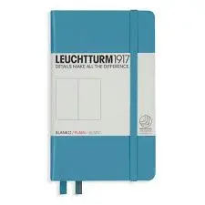 LEUCHTTURM NORDIC BLUE POCKET PLAIN NOTEBOOK