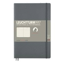 LEUCHTTURM THRACITE SOFTCOVER RULED NOTEBOOK