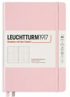 MEDIUM NOTEBOOK, DOTTED, POWDER