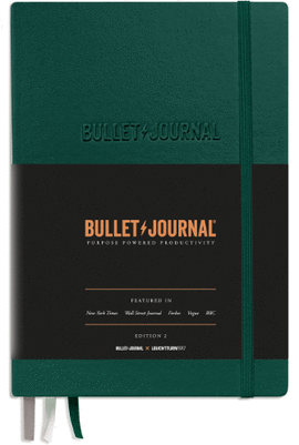 BULLET JOURNAL EDITION 2, MEDIUM (A5), HARDCOVER, GREEN23