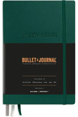 BULLET JOURNAL EDITION 2 MEDIUM (A5), HARDCOVER, GREEN - LEUCHTTURM