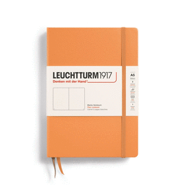 NOTEBOOK HARDCOVER MEDIUM (A5), 251 PAGES, PLAIN APRICOT