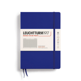 NOTEBOOK HARDCOVER MEDIUM (A5), 251 PAGES, SQUARED INK