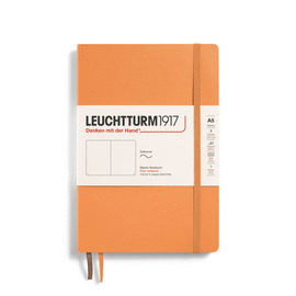 NOTEBOOK SOFTCOVER MEDIUM (A5), 123 PAGES, PLAIN APRICOT