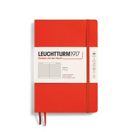 NOTEBOOK SOFTCOVER MEDIUM (A5), 123 PAGES, RULED LOBSTER
