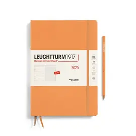 APRICOT, WEEKLY PLANNER & NOTEBOOK SOFTCOVER MEDIUM (A5) 2025 - LEUCHTTURM