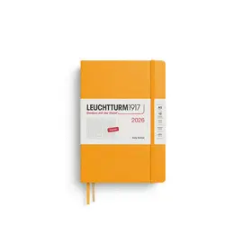 LEUCHTTURM RISING SUN, DAILY PLANNER DOTTED MEDIUM (A5) 2026, ENGLISH