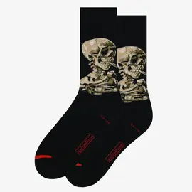 Vincent Van Gogh - Head Of a Skeleton With a Burning Cigarette Musearta Calcetines 36-40