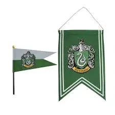 SLYTHERIN BANNER & FLAG SET
