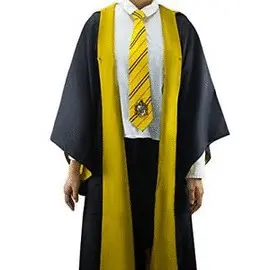 ADULTS HUFFLEPUFF ROBE: M / CAPA