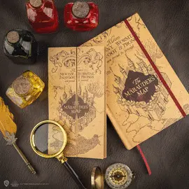 NOTEBOOK WITH FOLDABLE MARAUDER'S MAP