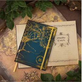 MIDDLE-EARTH HARDCOVER NOTEBOOK WITH FOLDABLE MAP - CUADERNO TIERRA MEDIA CON MAPA